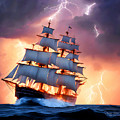 Navigating the Storm Mixed Media by Pennie McCracken Navigating the Storm Mixed Media by Pennie McCracken