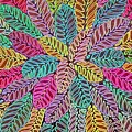 Neon Leaves by Bradley Boug