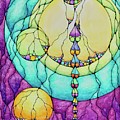 Neural Bubbles Drawing by Kim McClinton Neural Bubbles Drawing by Kim McClinton
