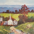 New England Splendor Painting by ML McCormick New England Splendor Painting by ML McCormick