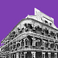 New Orleans Skyline French Quarter - Silver by DB Artist