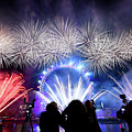New Years Eve Fireworks Photograph by Andrew Lalchan New Years Eve Fireworks Photograph by Andrew Lalchan
