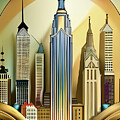 New York City Skyline 2 by Chuck Staley