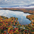 Newark Pond Vermont Fall Reflection #3 Photograph by John Rowe Newark Pond Vermont Fall Reflection #3 Photograph by John Rowe