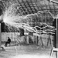 Nikola Tesla - Bolts Of Electricity Photograph by War Is Hell Store Nikola Tesla - Bolts Of Electricity Photograph by War Is Hell Store