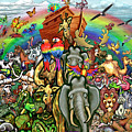 Noah's Ark Painting by Kevin Middleton Noah's Ark Painting by Kevin Middleton
