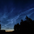 Noctilucent clouds, or night shining clouds Photograph by Torbjorn Swenelius Noctilucent clouds, or night shining clouds Photograph by Torbjorn Swenelius