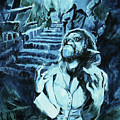 Nocturnal Werewolf Curse Painting by Sv Bell Nocturnal Werewolf Curse Painting by Sv Bell