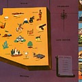 Norman Reeves - Arizona - Pageant of the States - 1938 by Vintage Map