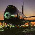 Northwest Orient Airlines Boeing 747 Under the Lights Photograph by Erik Simonsen Northwest Orient Airlines Boeing 747 Under the Lights Photograph by Erik Simonsen