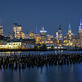 NYC NJ Skyline USA by Susan Candelario