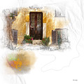 Oasis An Urban Courtyard Mixed Media by Moira Law Oasis An Urban Courtyard Mixed Media by Moira Law