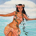 Ocean Dancer Painting by Sheilah Renaud Ocean Dancer Painting by Sheilah Renaud