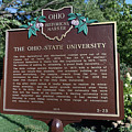 Ohio State University historical marker by Eldon McGraw