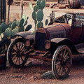 Old Car In The Desert by Floyd Snyder