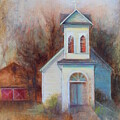 Old Church, Pioneer Chapel in Quincy, Washington State by Sasha S Fair