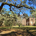 Old Sheldon Church Photograph by Karen Smale