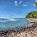 Olowalu Beach Painting by Chris Spencer Olowalu Beach Painting by Chris Spencer