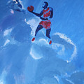 Omaggio a Michael Jordan Painting by Enrico Garff Omaggio a Michael Jordan Painting by Enrico Garff