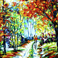 On An Autumn Day Painting by Mirek Kuzniar On An Autumn Day Painting by Mirek Kuzniar