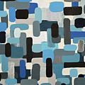 Optimism II - Ocean Blue Painting by Chiquita Howard-Bostic Optimism II - Ocean Blue Painting by Chiquita Howard-Bostic