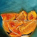 Orange A Delish Painting by Lisa Kaiser Orange A Delish Painting by Lisa Kaiser
