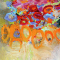 Orange Circles #2 Painting by Jane Davies Orange Circles #2 Painting by Jane Davies