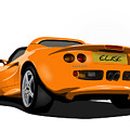 Orange S1 Series One Elise Classic Sports Car Digital Art by Moospeed Art Orange S1 Series One Elise Classic Sports Car Digital Art by Moospeed Art