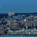 Orange Moon Rising over Yonkers Photograph by Kevin Suttlehan Orange Moon Rising over Yonkers Photograph by Kevin Suttlehan