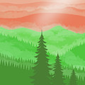 Orange Sky Mountain Digital Art by Sambel Pedes Orange Sky Mountain Digital Art by Sambel Pedes