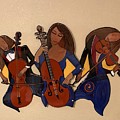 Orchestral Trio Mixed Media by Bill Manson Orchestral Trio Mixed Media by Bill Manson