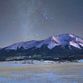 Orion over West Spanish Peak Photograph by Darren White Orion over West Spanish Peak Photograph by Darren White