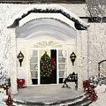 Our Christmas Dreamhome Painting by Juliette Becker Our Christmas Dreamhome Painting by Juliette Becker