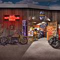 Outside the Motorcycle Shop Photograph by Mike McGlothlen Outside the Motorcycle Shop Photograph by Mike McGlothlen
