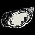 Oyster Black Painting by Tony Rubino Oyster Black Painting by Tony Rubino