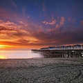 Pacific Beach Crystal Pier Photograph by Larry Marshall Pacific Beach Crystal Pier Photograph by Larry Marshall