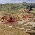 Painted Hills from Above by Terry Dorvinen
