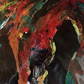 Painted Pony Painting by Elaine Elliott Painted Pony Painting by Elaine Elliott