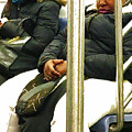 Painting On The New York City Subway Women Painting by Tony Rubino Painting On The New York City Subway Women Painting by Tony Rubino