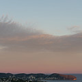 Pale pink sky and soft clouds at sunset on the Mediterranean coast Photograph by Adriana Mueller Pale pink sky and soft clouds at sunset on the Mediterranean coast Photograph by Adriana Mueller