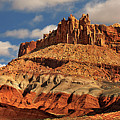 Panoramic The Castle Formation Capitol Reef National Park Photograph by Dave Welling Panoramic The Castle Formation Capitol Reef National Park Photograph by Dave Welling
