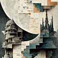 Paper Moon Digital Art by Nickleen Mosher Paper Moon Digital Art by Nickleen Mosher