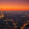 Paris Skyline at Sunset Photograph by Neale And Judith Clark Paris Skyline at Sunset Photograph by Neale And Judith Clark