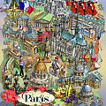 Paris Theme - II Digital Art by Maria Rabinky Paris Theme - II Digital Art by Maria Rabinky