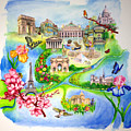 Parisian Spring Painting by Michelle Bien Parisian Spring Painting by Michelle Bien