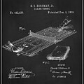 Parlor Tennis Game 1890 Patent Drawing by Dale Kincaid