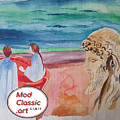 Past and Future ModClassic Art Painting by Enrico Garff Past and Future ModClassic Art Painting by Enrico Garff