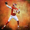 Patrick Mahomes Super Bowl Champ Mixed Media by Colleen Taylor Patrick Mahomes Super Bowl Champ Mixed Media by Colleen Taylor