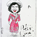 Patsy Cline Drawing by Phil Mckenney Patsy Cline Drawing by Phil Mckenney