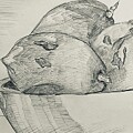 Paw-Paw in Wooden Bowl by Caroline Street